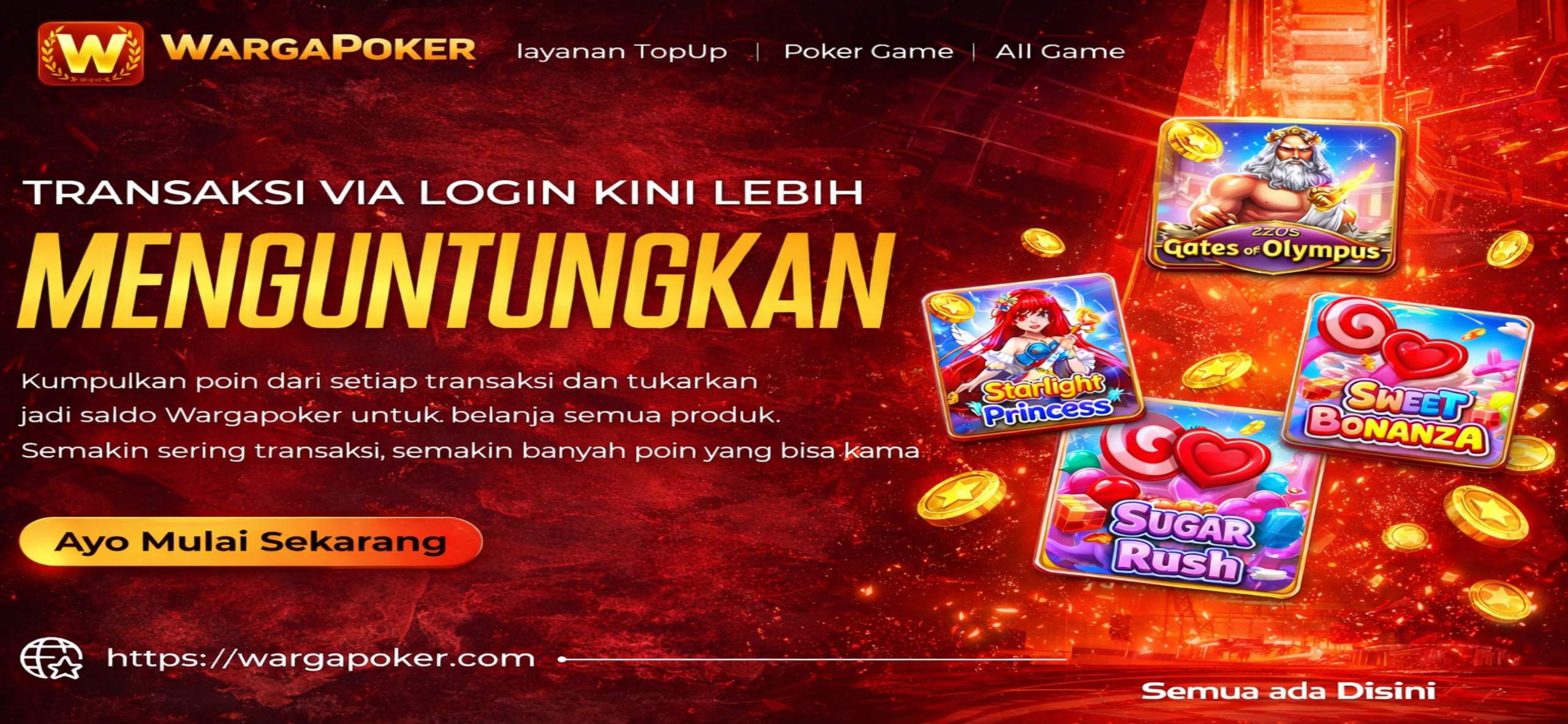 TRANSAKSI VIA LOGIN LEBIH MENGUNTUNGKAN